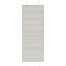 vidaXL pliszírozott redőny világosszürke 80x200 cm szövetszélesség