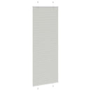 vidaXL pliszírozott redőny világosszürke 80x200 cm szövetszélesség