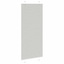 vidaXL pliszírozott redőny világosszürke 85x200 cm szövetszélesség