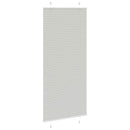 vidaXL pliszírozott redőny világosszürke 95x200 cm szövetszélesség