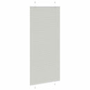 vidaXL pliszírozott redőny világosszürke 95x200 cm szövetszélesség