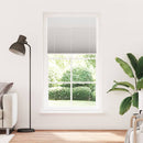vidaXL pliszírozott redőny világosszürke 105x200 cm Szövetszélesség