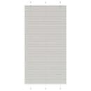vidaXL pliszírozott redőny világosszürke 110x200 cm szövetszélesség