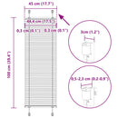 vidaXL pliszírozott redőny Benzinzöld 45x100 cm szövetszélesség