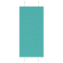 vidaXL pliszírozott redőny Benzinzöld 65x100 cm szövetszélesség