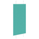 vidaXL pliszírozott redőny Benzinzöld 65x100 cm szövetszélesség