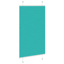 vidaXL pliszírozott redőny Benzinzöld 70x100 cm szövetszélesség