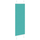 vidaXL pliszírozott redőny Benzinzöld 50x150 cm szövetszélesség
