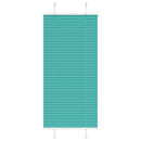 vidaXL pliszírozott redőny Benzinzöld 55x150 cm szövetszélesség
