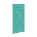 vidaXL pliszírozott redőny Benzinzöld 55x150 cm szövetszélesség