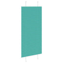 vidaXL pliszírozott redőny Benzinzöld 60x150 cm szövetszélesség