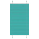 vidaXL pliszírozott redőny Benzinzöld 80x150 cm szövetszélesség