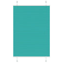 vidaXL pliszírozott redőny Benzinzöld 85x150 cm szövetszélesség