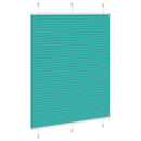 vidaXL pliszírozott redőny Benzinzöld 105x150 cm Szövetszélesség