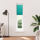 vidaXL pliszírozott redőny Benzinzöld 40x200 cm szövetszélesség