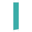 vidaXL pliszírozott redőny Benzinzöld 50x200 cm szövetszélesség