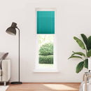 vidaXL pliszírozott redőny Benzinzöld 65x200 cm szövetszélesség