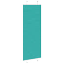 vidaXL pliszírozott redőny Benzinzöld 75x200 cm szövetszélesség