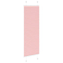 vidaXL pliszírozott redőny rózsaszín 50x100 cm szövetszélesség 49,4 cm