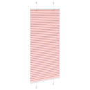 vidaXL pliszírozott redőny rózsaszín 55x100 cm szövetszélesség 54,4 cm