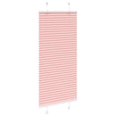 vidaXL pliszírozott redőny rózsaszín 65x100 cm szövetszélesség 64,4 cm