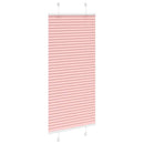 vidaXL pliszírozott redőny rózsaszín 65x100 cm szövetszélesség 64,4 cm