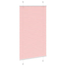 vidaXL pliszírozott redőny rózsaszín 75x100 cm szövetszélesség 74,4 cm