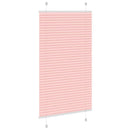 vidaXL pliszírozott redőny rózsaszín 75x100 cm szövetszélesség 74,4 cm