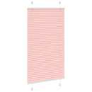 vidaXL pliszírozott redőny rózsaszín 80x100 cm szövetszélesség 79,4 cm
