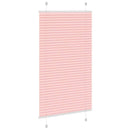 vidaXL pliszírozott redőny rózsaszín 80x100 cm szövetszélesség 79,4 cm