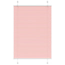 vidaXL pliszírozott redőny rózsaszín 85x100 cm szövetszélesség 84,4 cm