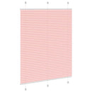 vidaXL pliszírozott redőny rózsaszín 105x100cm szövetszélesség 104,4cm