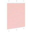 vidaXL pliszírozott redőny rózsaszín 110x100cm szövetszélesség 109,4cm