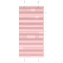 vidaXL pliszírozott redőny rózsaszín 65x150 cm szövetszélesség 64,4 cm