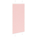 vidaXL pliszírozott redőny rózsaszín 65x150 cm szövetszélesség 64,4 cm
