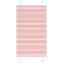 vidaXL pliszírozott redőny rózsaszín 70x150 cm szövetszélesség 69,4 cm