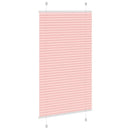 vidaXL pliszírozott redőny rózsaszín 70x150 cm szövetszélesség 69,4 cm