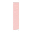 vidaXL pliszírozott redőny rózsaszín 40x200 cm szövetszélesség 39,4 cm