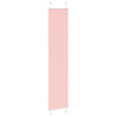 vidaXL pliszírozott redőny rózsaszín 45x200 cm szövetszélesség 44,4 cm
