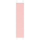 vidaXL pliszírozott redőny rózsaszín 50x200 cm szövetszélesség 49,4 cm