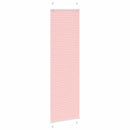 vidaXL pliszírozott redőny rózsaszín 65x200 cm szövetszélesség 64,4 cm