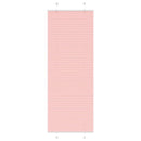 vidaXL pliszírozott redőny rózsaszín 70x200 cm szövetszélesség 69,4 cm