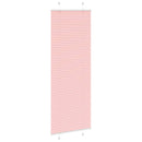 vidaXL pliszírozott redőny rózsaszín 70x200 cm szövetszélesség 69,4 cm