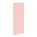 vidaXL pliszírozott redőny rózsaszín 70x200 cm szövetszélesség 69,4 cm