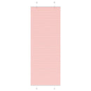 vidaXL pliszírozott redőny rózsaszín 75x200 cm szövetszélesség 74,4 cm