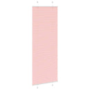 vidaXL pliszírozott redőny rózsaszín 75x200 cm szövetszélesség 74,4 cm