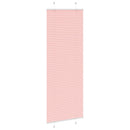 vidaXL pliszírozott redőny rózsaszín 80x200 cm szövetszélesség 79,4 cm