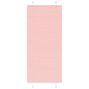 vidaXL pliszírozott redőny rózsaszín 85x200 cm szövetszélesség 84,4 cm