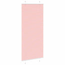 vidaXL pliszírozott redőny rózsaszín 85x200 cm szövetszélesség 84,4 cm