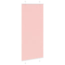 vidaXL pliszírozott redőny rózsaszín 85x200 cm szövetszélesség 84,4 cm